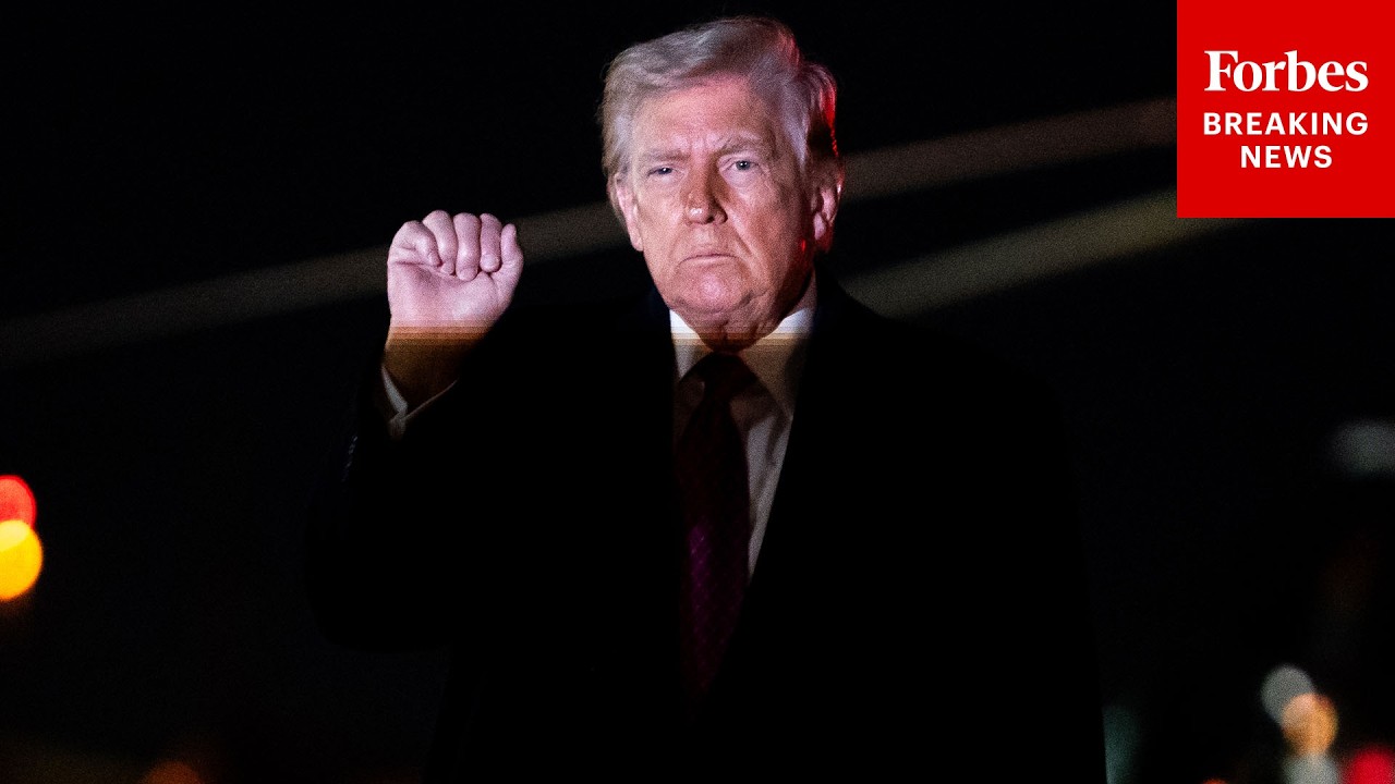 JUST IN: President Trump Arrives At The White House