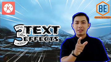 Tutorial Text Effects in Cinematic di KineMaster Part 1 - Bang Endra