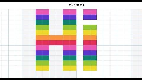 My first time using Chrome Music Lab!