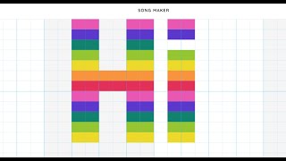 My first time using Chrome Music Lab!