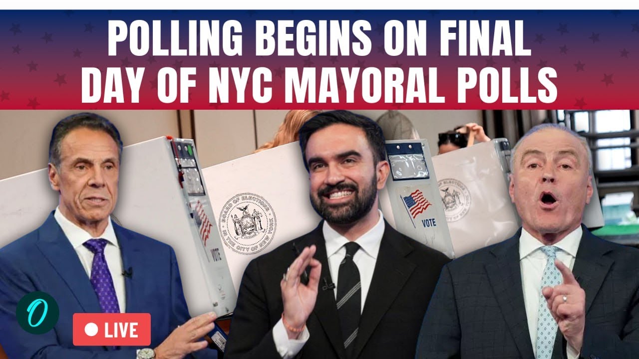 NYC Mayoral Elections LIVE: Polling begins on the Final Day in New York |  Mamdani or Cuomo or Sliwa?