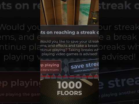 HITTING A 1000 FLOOR STREAK IN REGRETEVATOR Regretevator Roblox