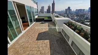 Pet Friendly 3 Bedroom apartment with Large Balcony in Asoke- MUST See!