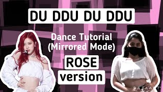 Blackpink Du Ddu Du Ddu- Dance Tutorial Rosé Version