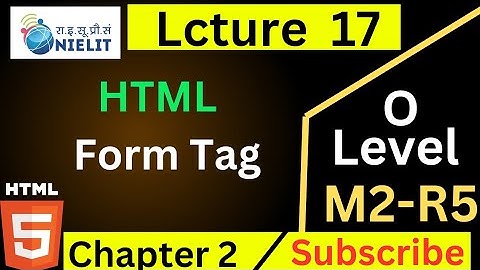 O Level M2 R5 Chapter 2 | HTML Meta Tag and Base Tag in hindi Lecture 17