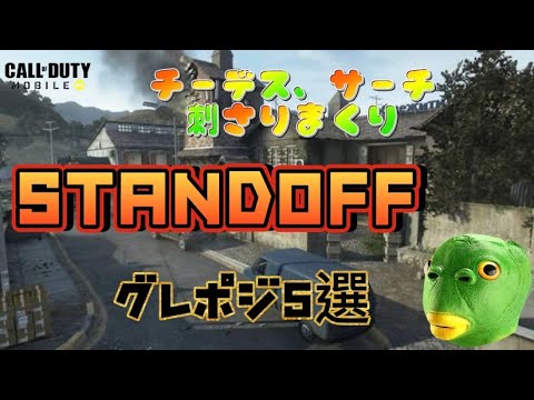 「知らなきゃ損‼️」CODモバイル  STAND OFFグレポジ5選！！チーデス、サーチにも刺さりまくり！！