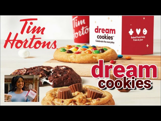 Introducing Tim Hortons Dream Cookies, a new elevated cookie experience at  Tims restaurants across Canada with three delicious flavours to try