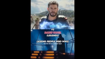 Asking People who wins (Thor vs. Darth Vader)