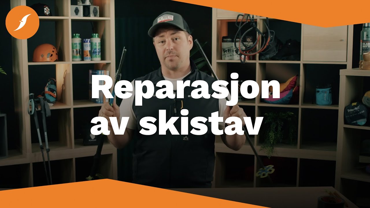 Reparasjon av knekt skistav | Fjellsport.no
