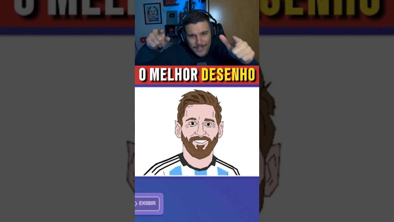 DESENHARAM O MESSI NO GARTIC PHONE #garticphone