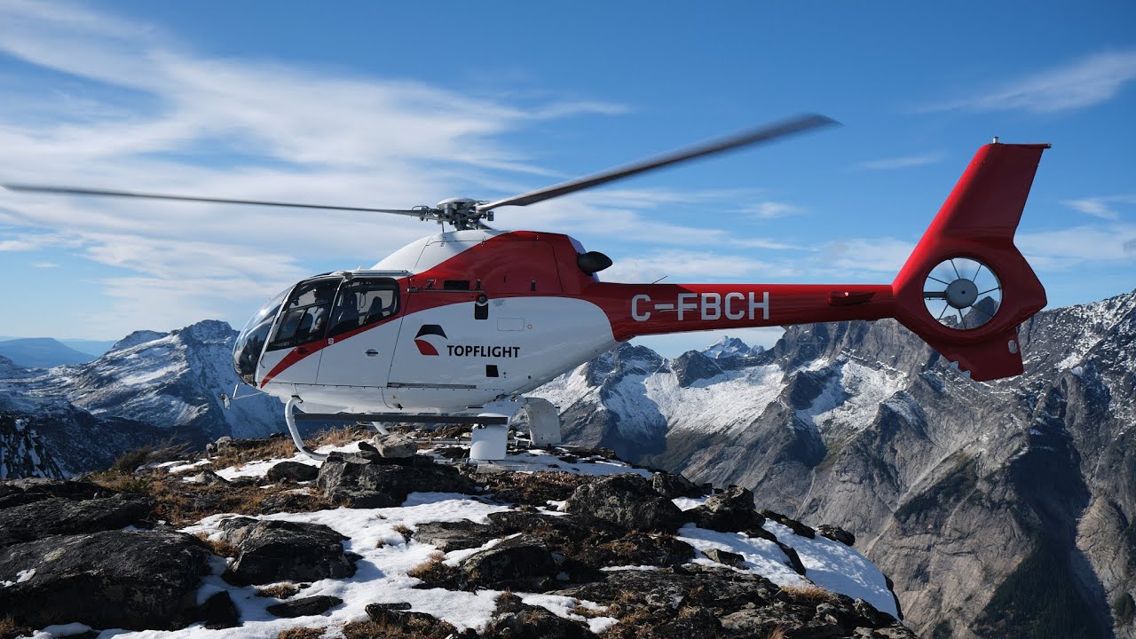 Flying in the Mountains - Canadian Rockies