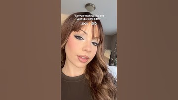 2000’s makeup ✨ #makeuptrend #2000smakeup #makeup