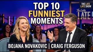 Top 10 Funniest Bojana Novakovic Moments on Craig Ferguson.