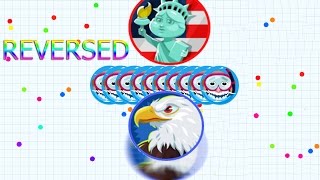 INSANE AGAR.IO REVERSE TRICKSPLIT !!