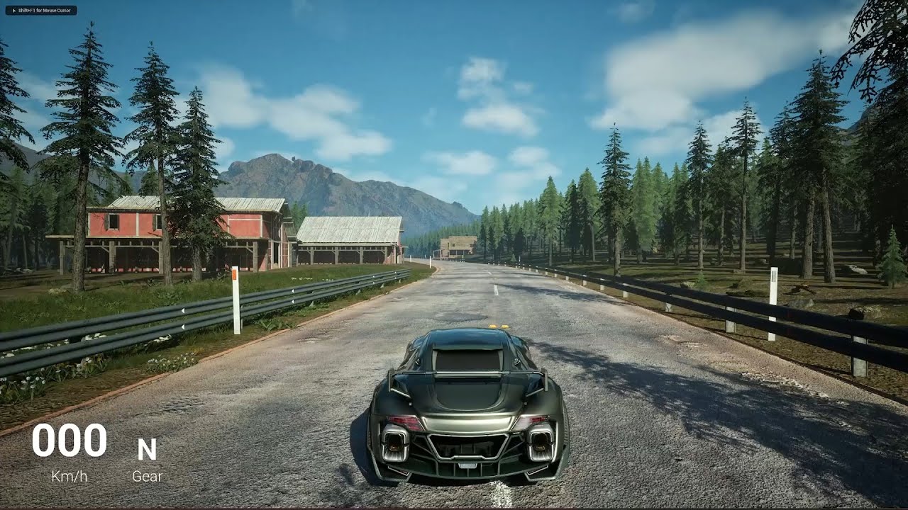 Mountain Village Race Track Environment _ Unreal Engine5 File Project ...