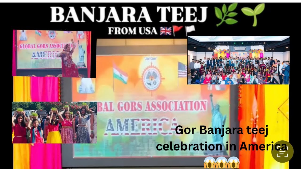 Proud Banjara in USA 🇺🇸 Celebrating Teej | Gor Boli Vlog | Global Lambani Culture 💚