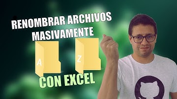 Renombrar archivos masivamente con Excel - Programa Python