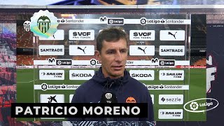 DECLARACIONES DE PATRICIO MORENO EN LA PREVIA DEL VALENCIA CF- SEVILLA FC