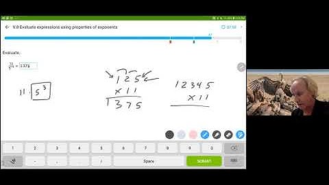 IXL Algebra1 - V.8 Evaluating Expressions Using Properties of Exponents