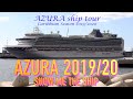 P&O AZURA passenger area tour November 2019