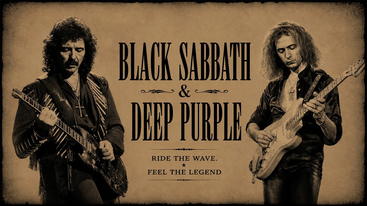 Black Sabbath & Deep Purple – 432Hz Heavy Blues Rock 🎸 Lost 1975 (Inspired Tribute)
