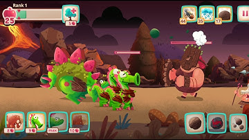 Dino Bash all levels max #50 gameplay walkthrough part 46