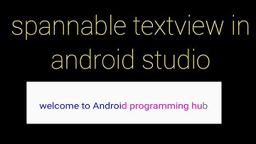 Spannable Textview in Android Studio| Spannable TextView In Android Studio in Hindi