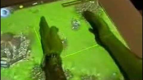 WarCraft 3 touch-screen