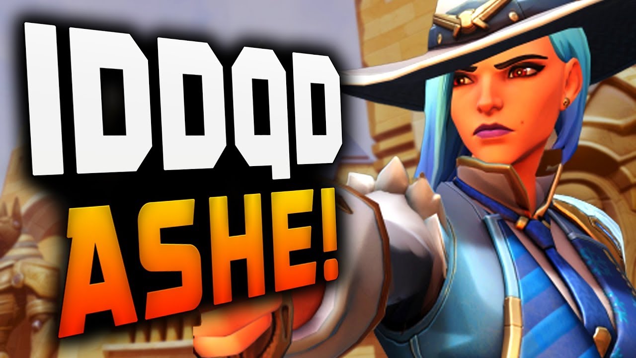 IDDQD NEW ASHE DESTROY COMPETITIVE! 43 ELIMS! [ OVERWATCH ROLE LOCK 2-2-2 ]