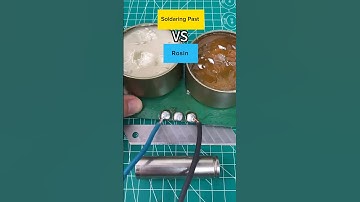 Thumbnail of See the difference between soldering paste and resin. Soldering paste makes iron solder, not resin.