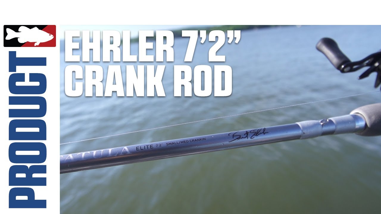 Brent Ehrler Discusses His Signature 7' 2 Medium Daiwa Tatula Elite Glass  Crankbait Casting Rod 