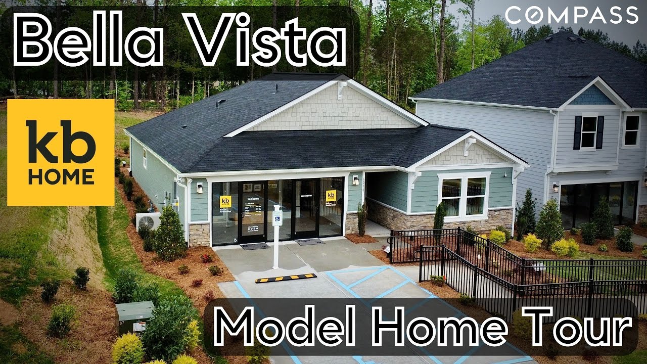 Denver, NC | Bella Vista by KB Homes | Model Home Tour | Plan 1582 | New  Construction Ranch Home - YouTube