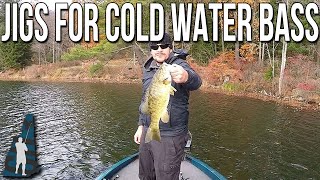 Fishing A Jig For Cold Water Bass!