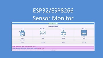 Tech Note 088 - ESP32/8266 Sensor Monitor