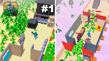 Train Defense: Zombie Survival - Hyper Hybrid Casual - Gameplay Walkthrough (iOS & Android)