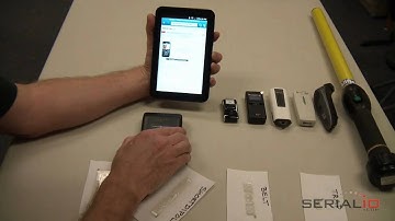 Read UHF GEN2 RFID tags to Samsung Galaxy Tab Spreadsheet