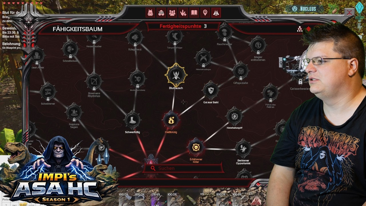 ARK Survival Ascended Hardcore - Impi´s HC Projekt S1-T4 Was Skill ich nur für HC