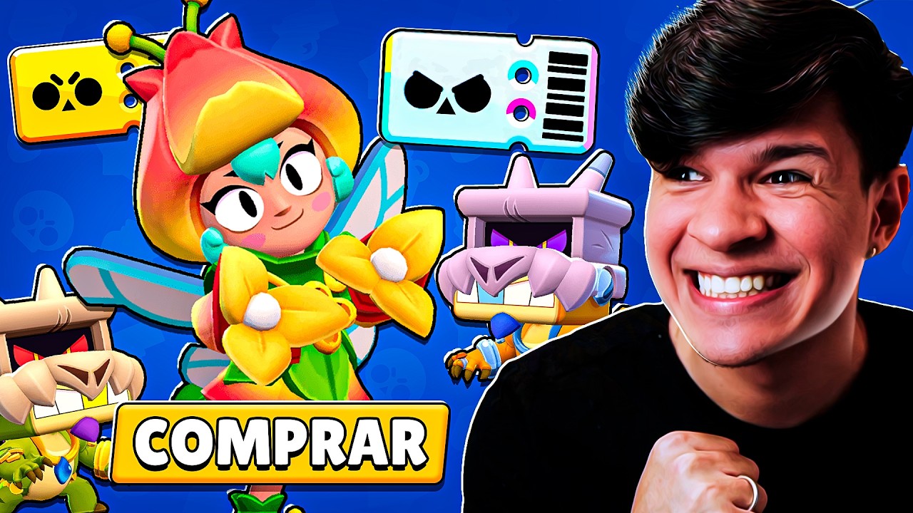 COMPREI e LIBEREI o BRAWL PASS da BONNIE e GRIFF!