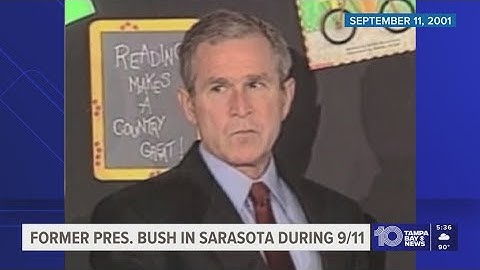 A look back at the moment President Bush learned of the 9/11 attacks while visiting Sarasota school