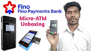 Fino payment bank micro ATM Unboxing & Full explain