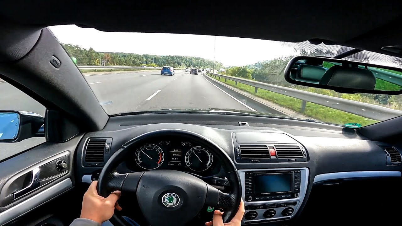 2007 Skoda Octavia RS 2.0 TDI 170 Hp POV Test Drive 