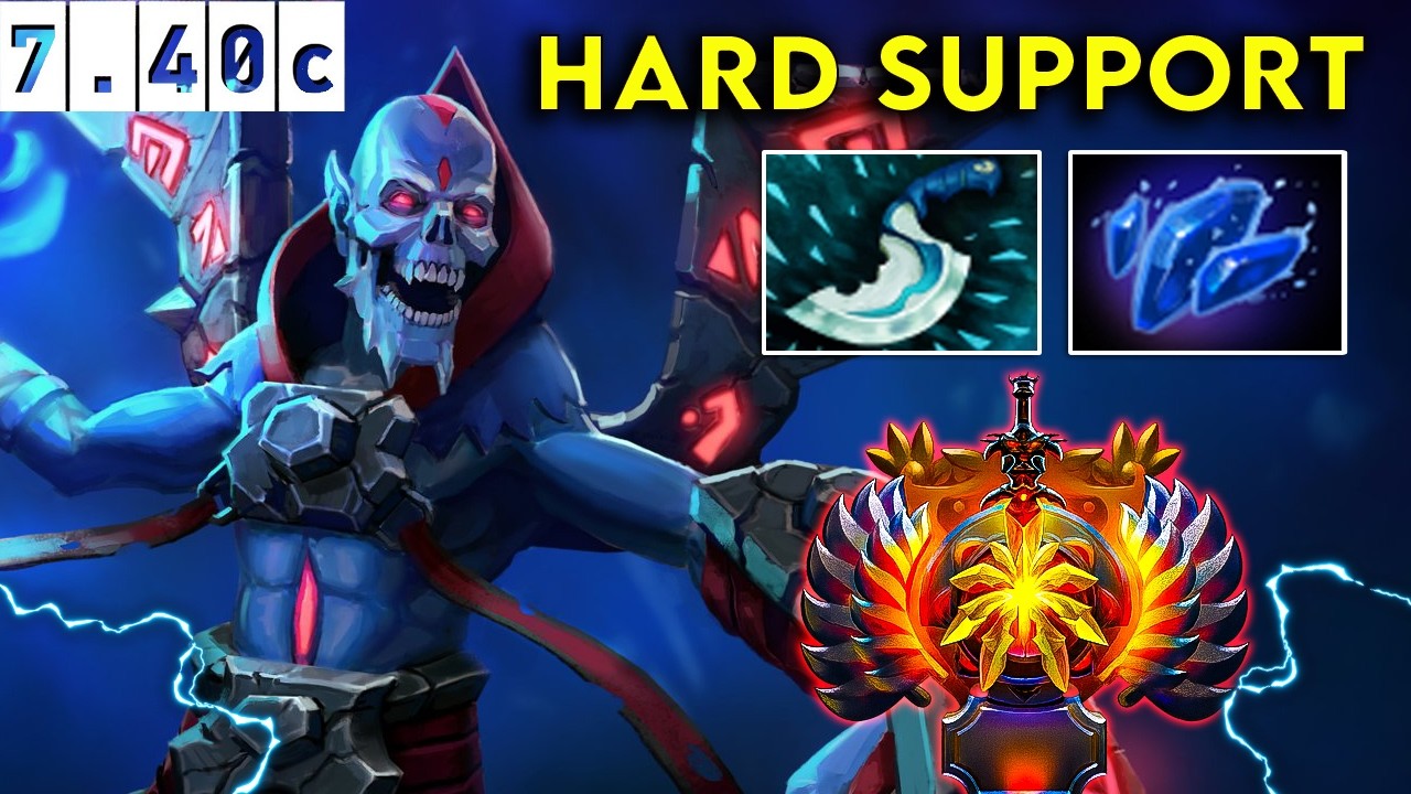 Lich Immortal Hard Support - Dota 2 Patch 7.40c  Pro Pub Gameplay