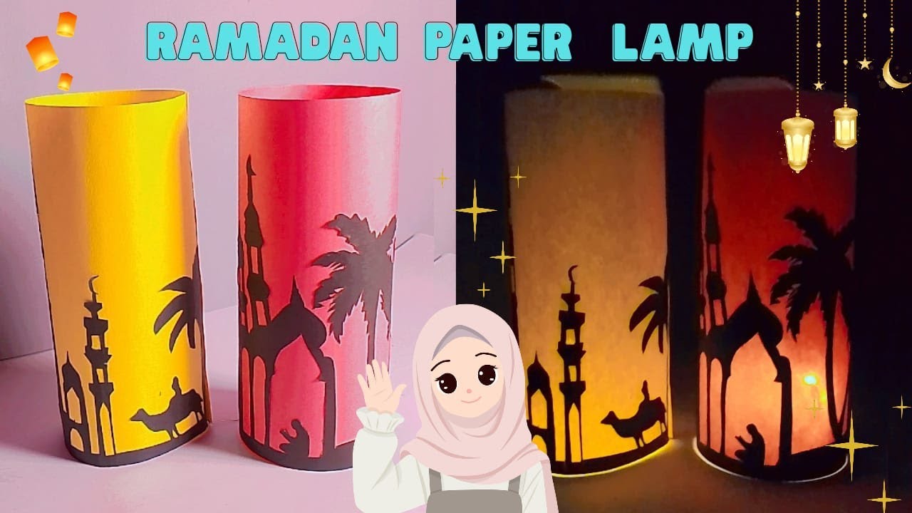 DIY Ramadan Lantern Using Paper | Easy Ramadan Craft for Home & School 🌙✨ 