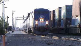 AMTRAK SUPER LATE INTO WINSLOW! 11hrs
FOR THE RAILFANS: I have been waiting for weeks for Amtraks Southwest Chief No. 3 to be on time into Winslow so I can video capture it i daylight. If it was on time it would arrive at 7:26pm oly about 15 minutes before the sun sets. But, on July 11th it was 11 hours and 4 miutes late which caused it to arrive at 6:30am. Sun rise is at 5:17 so I was in luck. Unfortunately the passengers were ot too happy about the train being so late. It happens. So when you ride Amtrak long distance you best not be in a big hurry. But if you have not taken a long distance train trip on Amtrak I would suggest you do. It is an experience you will want to enjoy. Travel by Train.
The video I captured here was not an easy task. I was shooting through a chain link fence. My tripod could only lean against it and with a train passing nearby it was difficult to keep it steady solid. The goig away shot was done with a different camera since I had no time to take the first video cam to get the going away shot.
I am currently compiling many freight and passeger train footage for a video I would like to do on Trains in Winslow, AZ. AMTRAK SUPER LATE INTO WINSLOW! 11hrs