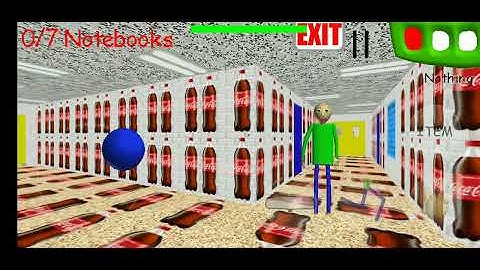Baldi loves Coca-Cola 1.4.3 NSPC Gameplay (Baldi