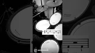 Syncopation by Reed (Lesson 3, Page 8, Number 6) - Practice with Me!#syncopation #drumset #drums