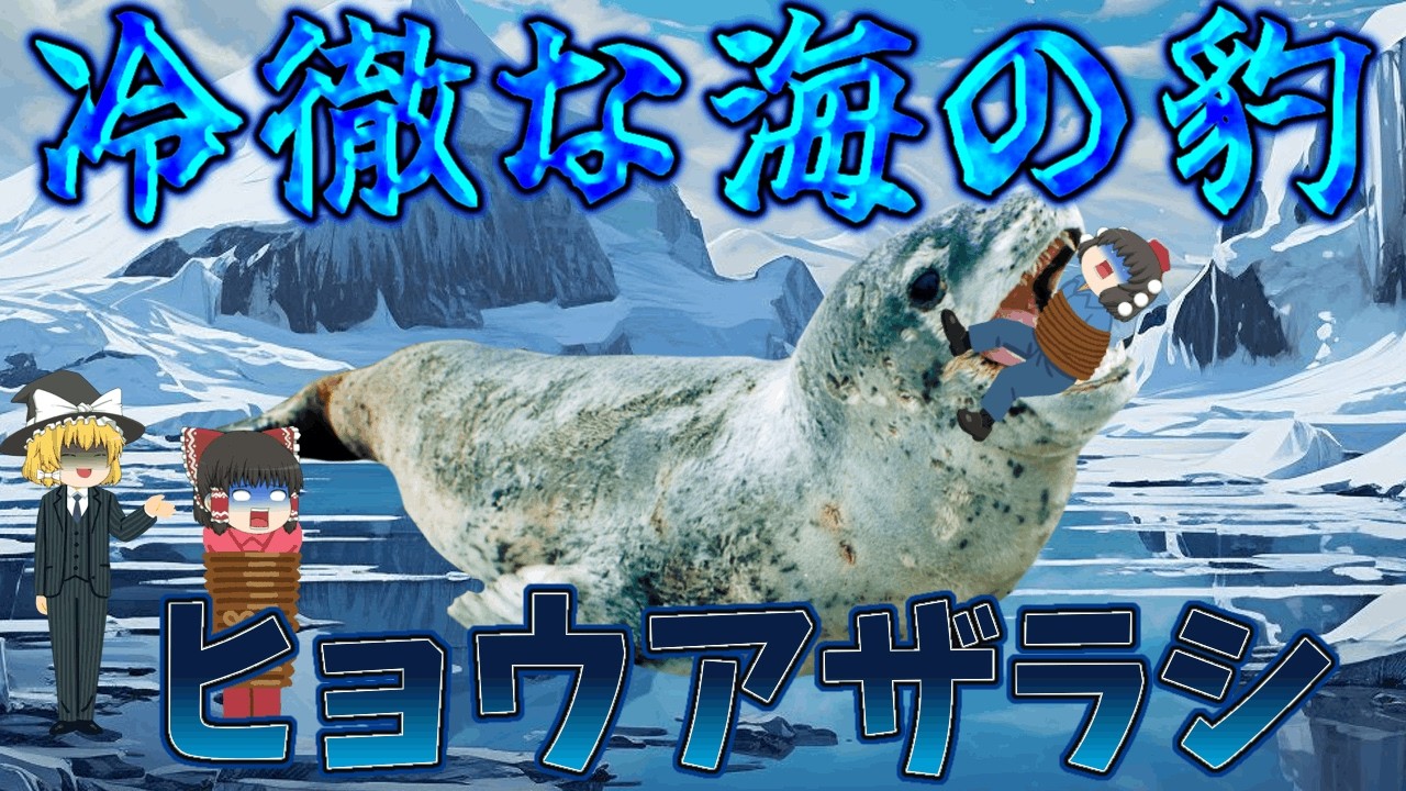 【ゆっくり解説】冷徹な海の豹！ヒョウアザラシ