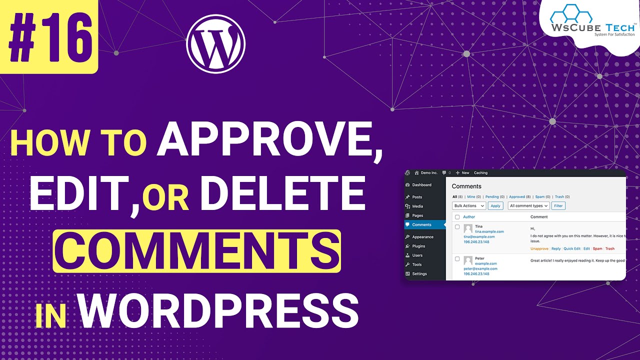 How to Approve, Edit, or Delete Comments in WordPress - Complete ...