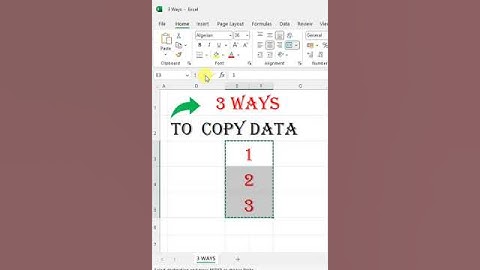 To Copy Data in Excel sheet #myexceltutor #exceltips #exceltech #exceltricks #shotrs