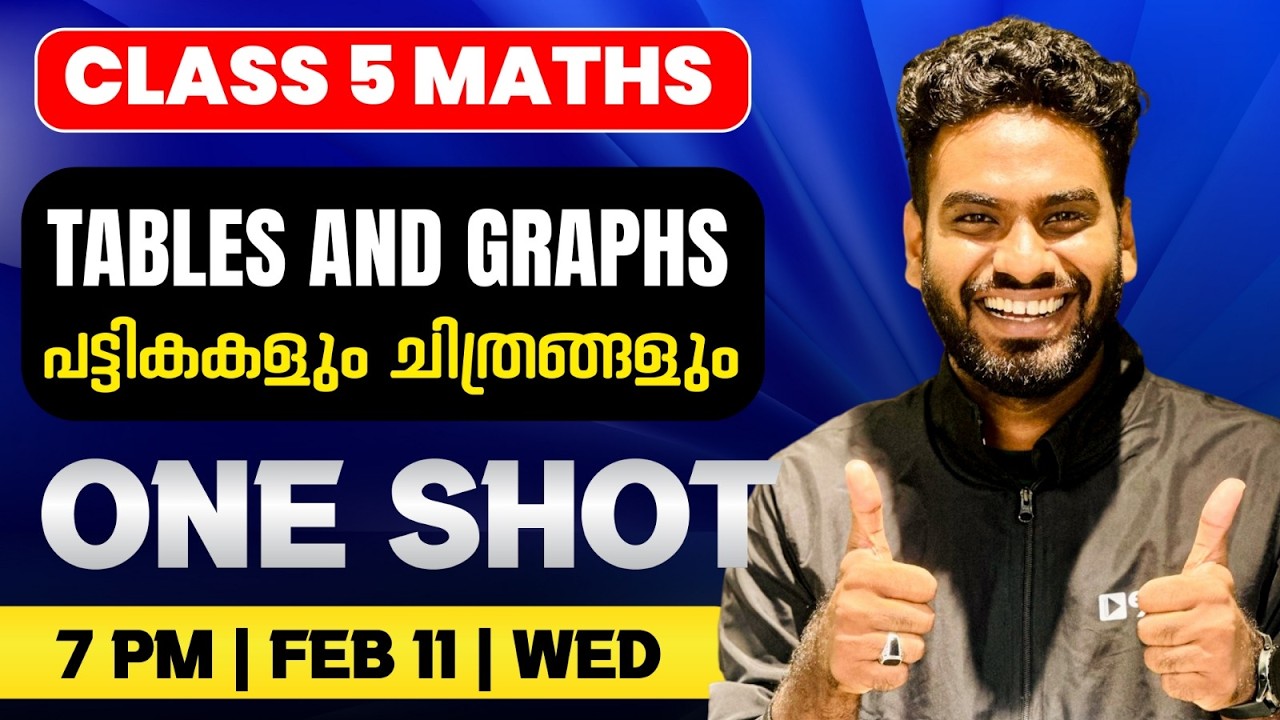 Class 5 Maths | Tables and Graphs | പട്ടികകളും ചിത്രങ്ങളും | Full Chapter | Exam Winner